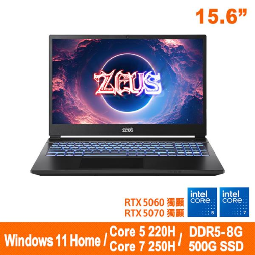 Genuine捷元 ZEUS 15G BTO電競筆記型電腦 (RTX 5060)