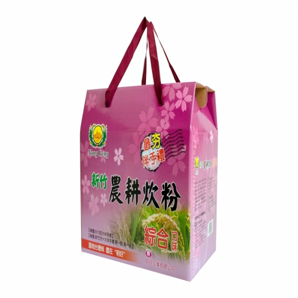 農耕炊粉綜合口味禮盒(原味、南瓜、芋仔)(箱)